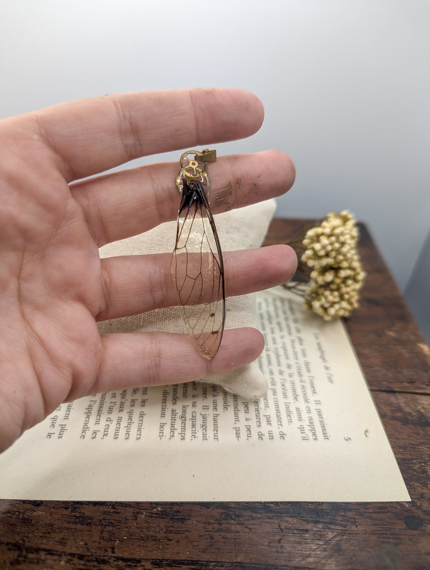 // Private sale // Imago amber phantom earrings