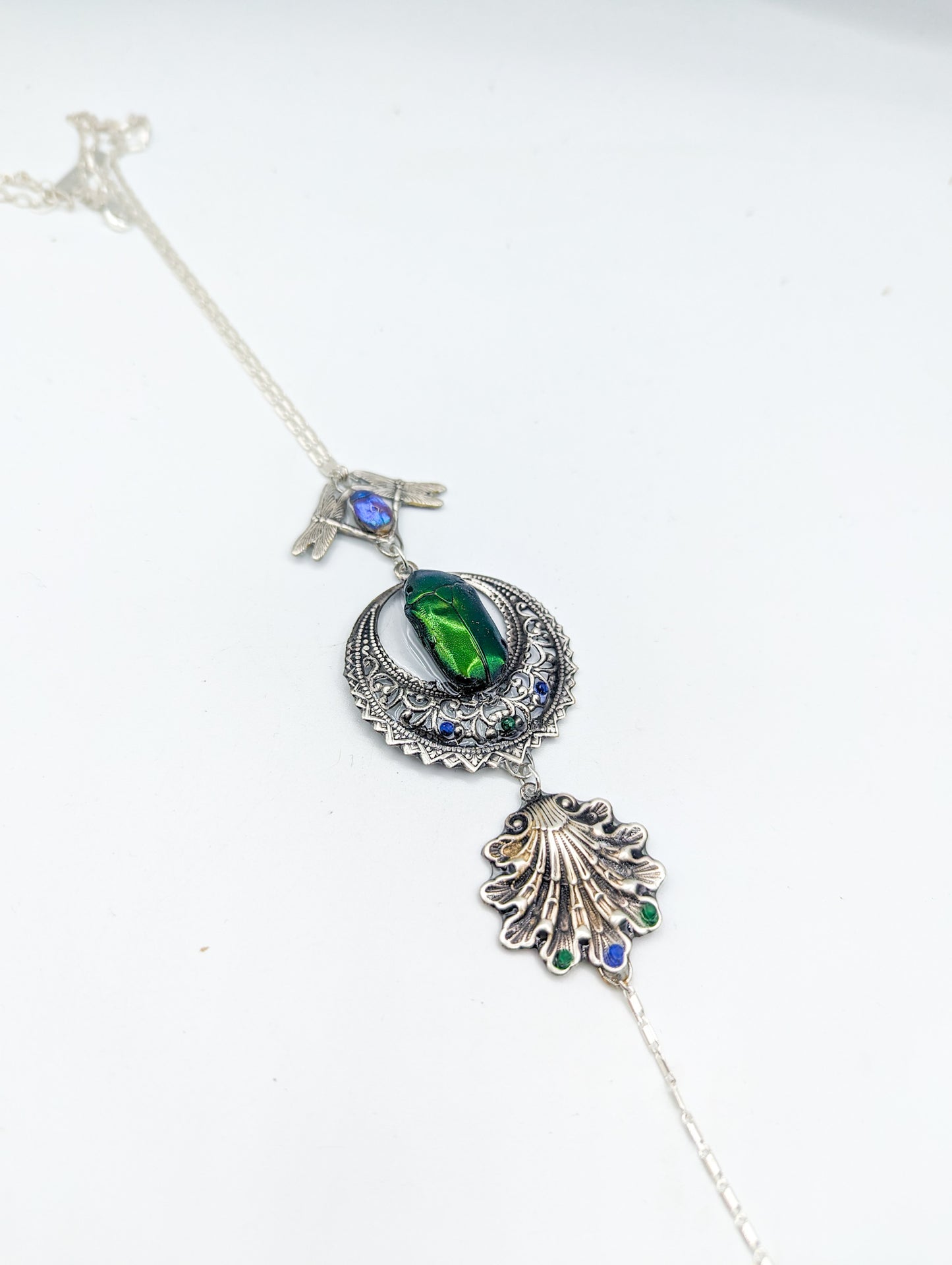 Collier Diva inspiré Château Laurens – bijou Art Nouveau artisanal | Victorian Rehab