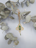 Collier Medusa - véritable scarabée