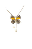 Collier "Psyché" - Callicore Orange