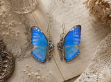 Boucles d'oreille Sphynx Morpho Zephyritis dorées – bijou Art Nouveau Victorian Rehab