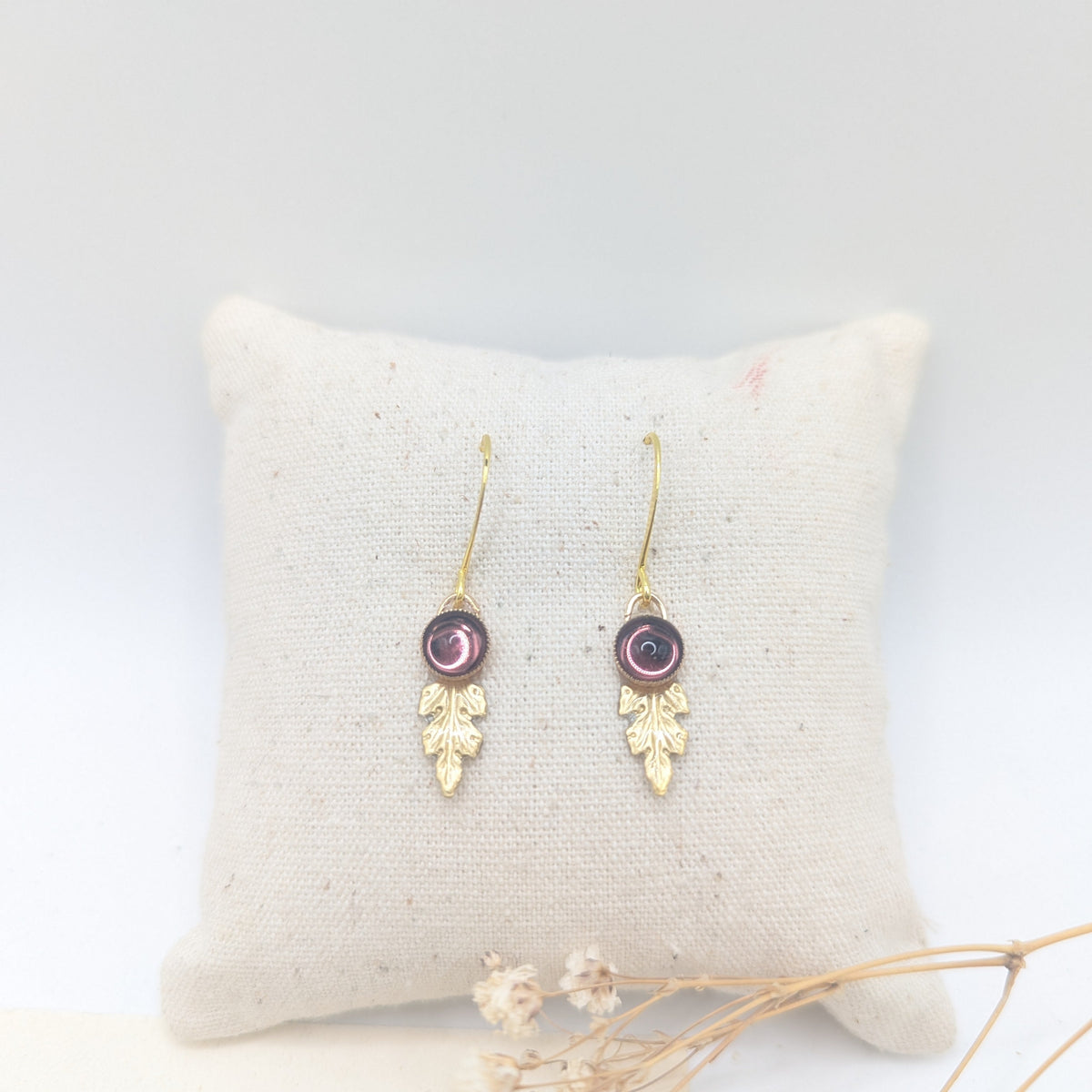 boucle en verre de murano