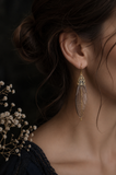Boucles Baroco ailes de cigale portées – bijou fairycore Art Nouveau Victorian Rehab