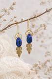 Boucles Leaf scarabée vert – format mini bijou quotidien | Victorian Rehab