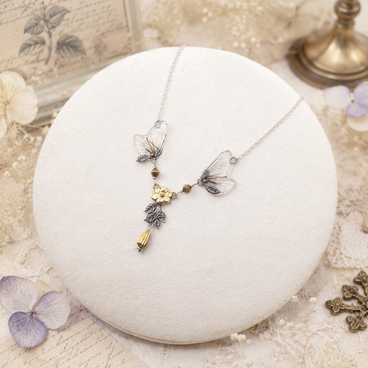 Collier Nimue – ailes de cigales