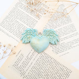 Coeur sacré ex voto avec ailes d'ange cabinet de curiosité