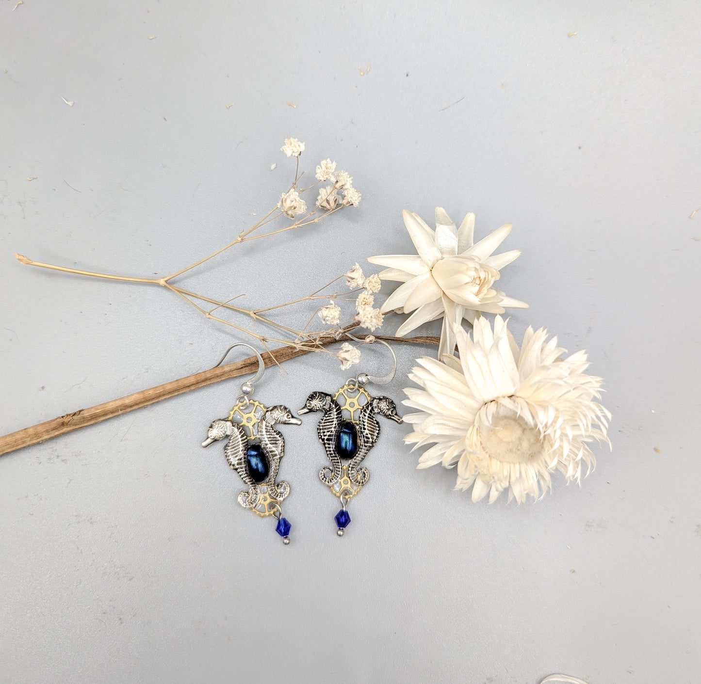 Boucles d'oreille Odyssée – bijou artisanal cabinet de curiosités | Victorian Rehab
