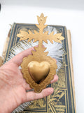 Croix coeur sacré ex voto