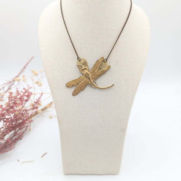 //SOLDES// Collier dragonfly