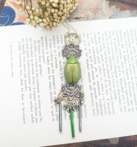 //VENTE PRIVEE// Collier "Bohemian" scarabée