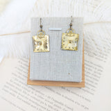 //SOLDES// Boucles d'oreille cadran doré