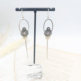 //SOLDES// Boucles d'oreille longue Gatsby