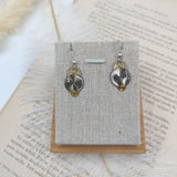 //SOLDES// Boucles d'oreille petits engranges argenté