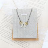 //VENTE PRIVEE// Collier petit cadran blanc