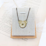 //SOLDES// Collier petit cadran beige
