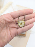 //SOLDES// Collier petit cadran beige