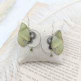 //VENTE PRIVEE// Boucles d'oreille Minimago papillon vert