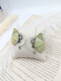 //VENTE PRIVEE// Boucles d'oreille Minimago papillon vert