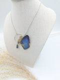 //SOLDES// Collier Papillon arhopala