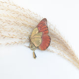 //SOLDES// Broche papillonAppias nero