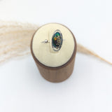 //SOLDES// Bague scarabée vert