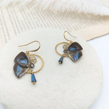 -SOLDES- Boucles d'oreilles Zephyr Bleu