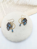 -SOLDES- Boucles d'oreilles Zephyr Bleu