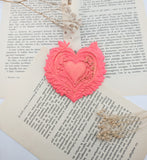 Coeur sacré rayonnant ex voto couleurs pop