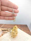 //VENTE PRIVEE// Collier Libellule transparente argenté