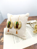 //VENTE PRIVEE// Boucles d'oreille "Aphrodite" Scarabée