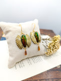//VENTE PRIVEE// Boucles d'oreille "Aphrodite" Scarabée