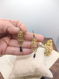 //VENTE PRIVEE// Boucles d'oreille Boheme noir