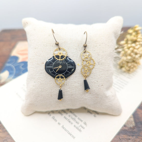 //VENTE PRIVEE// Boucles d'oreille Cadran asymétriques