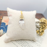 //VENTE PRIVEE// Collier petite cigale transparente doré