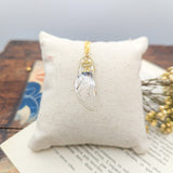 //VENTE PRIVEE// Collier petite cigale transparente doré