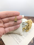 //VENTE PRIVEE// Collier petite cigale transparente doré