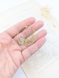 //VENTE PRIVEE// Boucles d'oreille créoles engrenage
