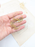 //VENTE PRIVEE// Boucles d'oreille créoles engrenage