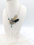 //VENTE PRIVEE// Collier Bee ailes de libellules