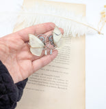 //VENTE PRIVEE// Boucles d'oreille Minimago albina