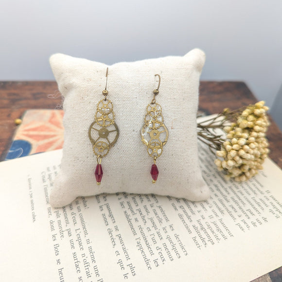 // Private sale // Imago amber phantom earrings