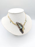 //VENTE PRIVEE// Collier Acanthe Voilier bleu