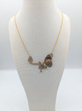 //VENTE PRIVEE// Collier Branche callicore rouge