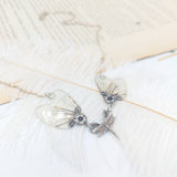 Bijoux féérique et art nouveau avec de veritables ailes de cigale par victorian rehab pezenas
