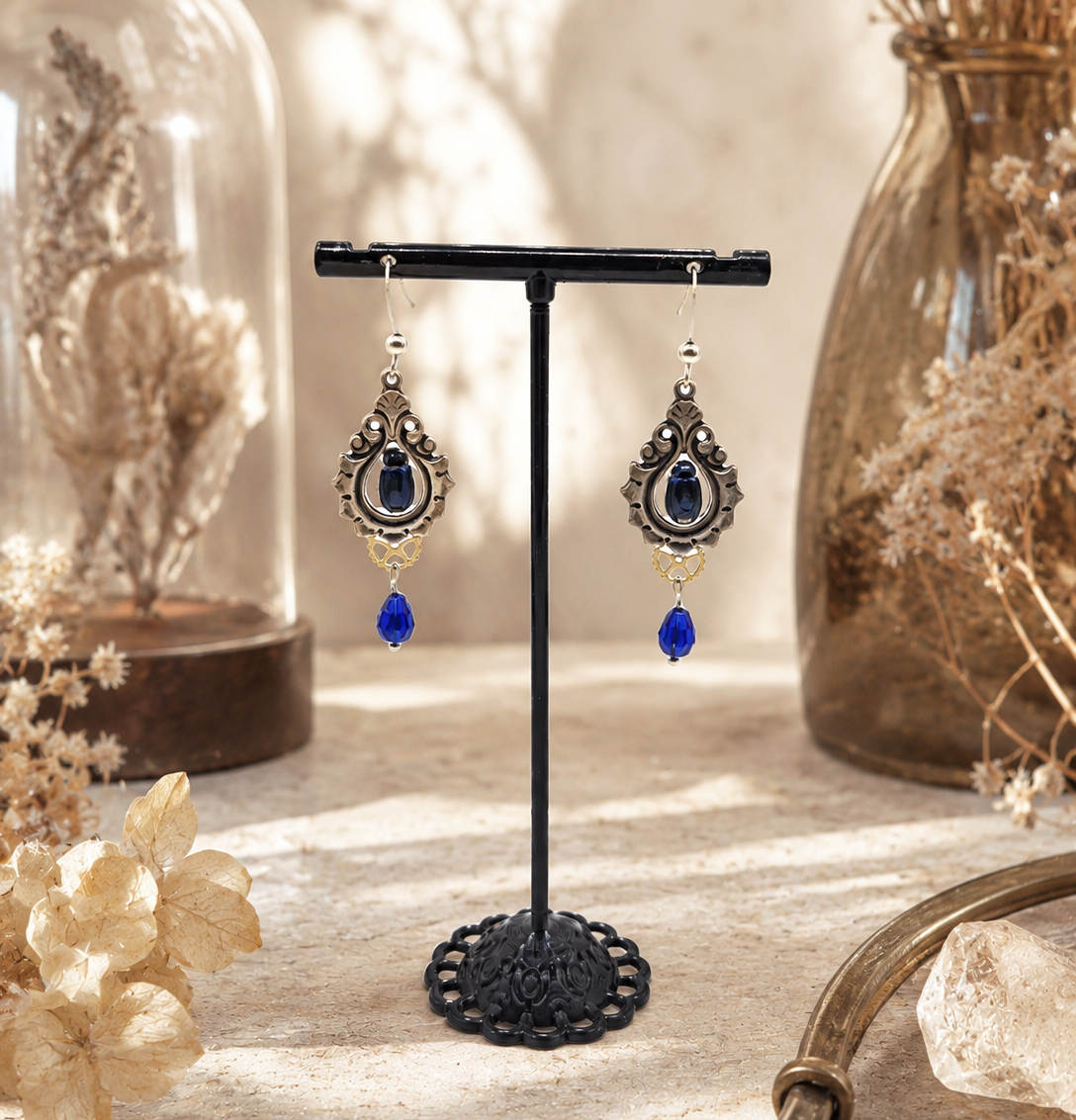 "Cigales" earrings - Mini Cigale Cristal