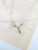 collier art nouveau aile de cigale veritables