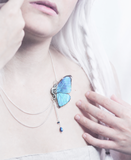 Collier Isis Morpho Portis doré à l'or fin – bijou Art Nouveau Victorian Rehab
