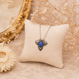 Collier Maat – véritable scarabée bleu