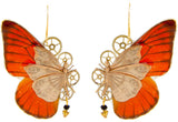"Chrysalide" earrings - Appias Nero