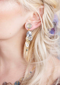 Requiem earrings with ear stud